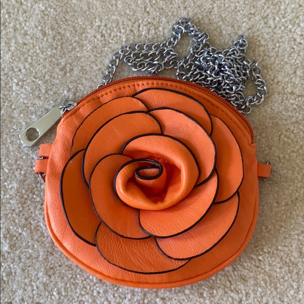 Rose crossbody purse